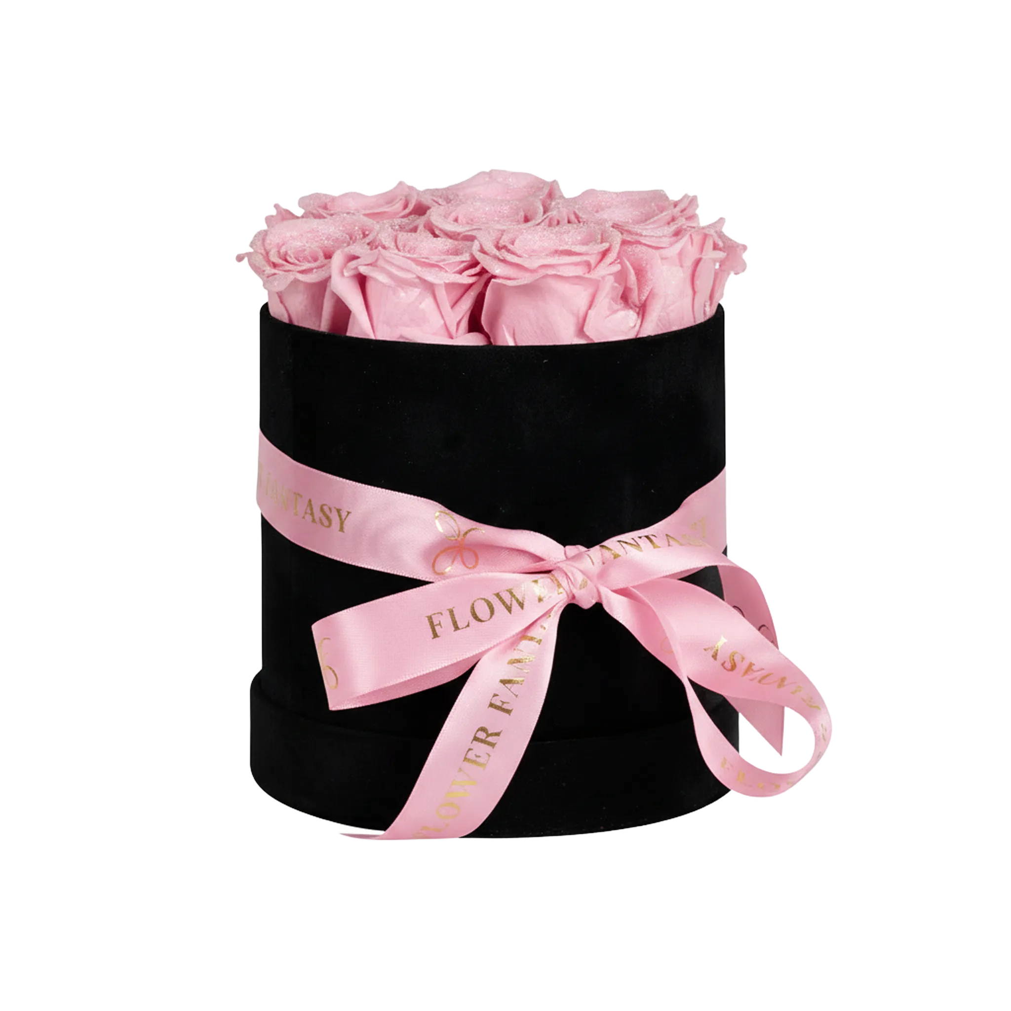 Long Lasting Glitter Rose Box | Pink