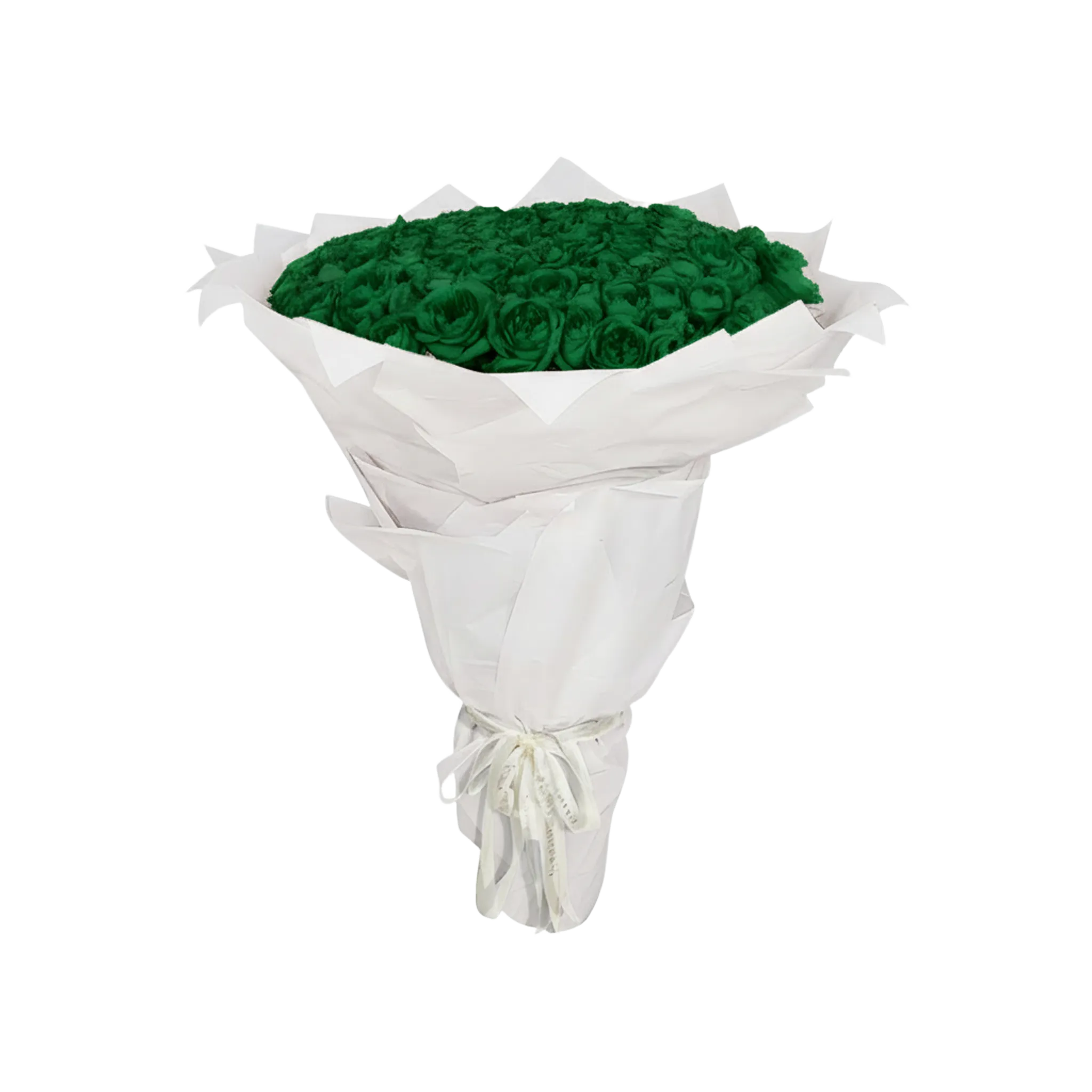 Fresh Rose Bouquet | Emerald Green