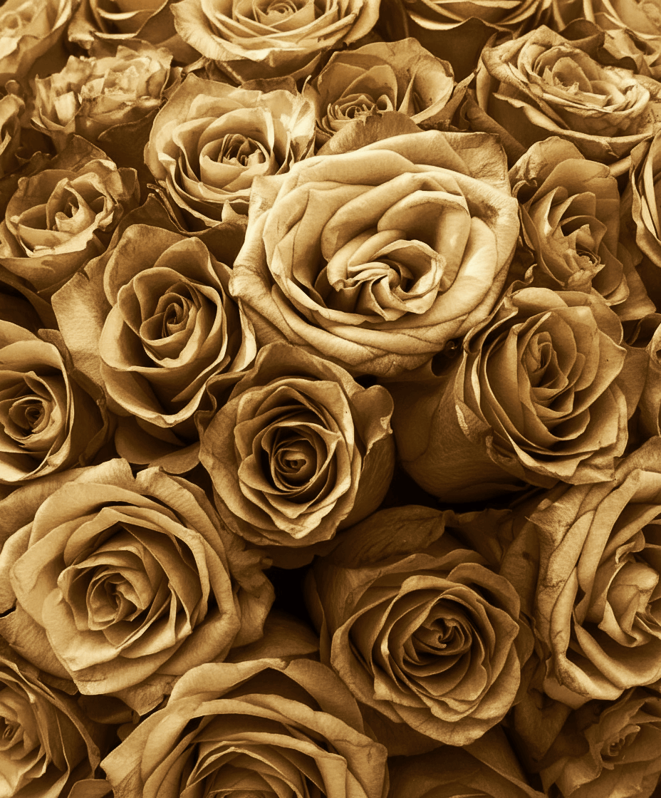 Long Lasting Rose Box | Gold