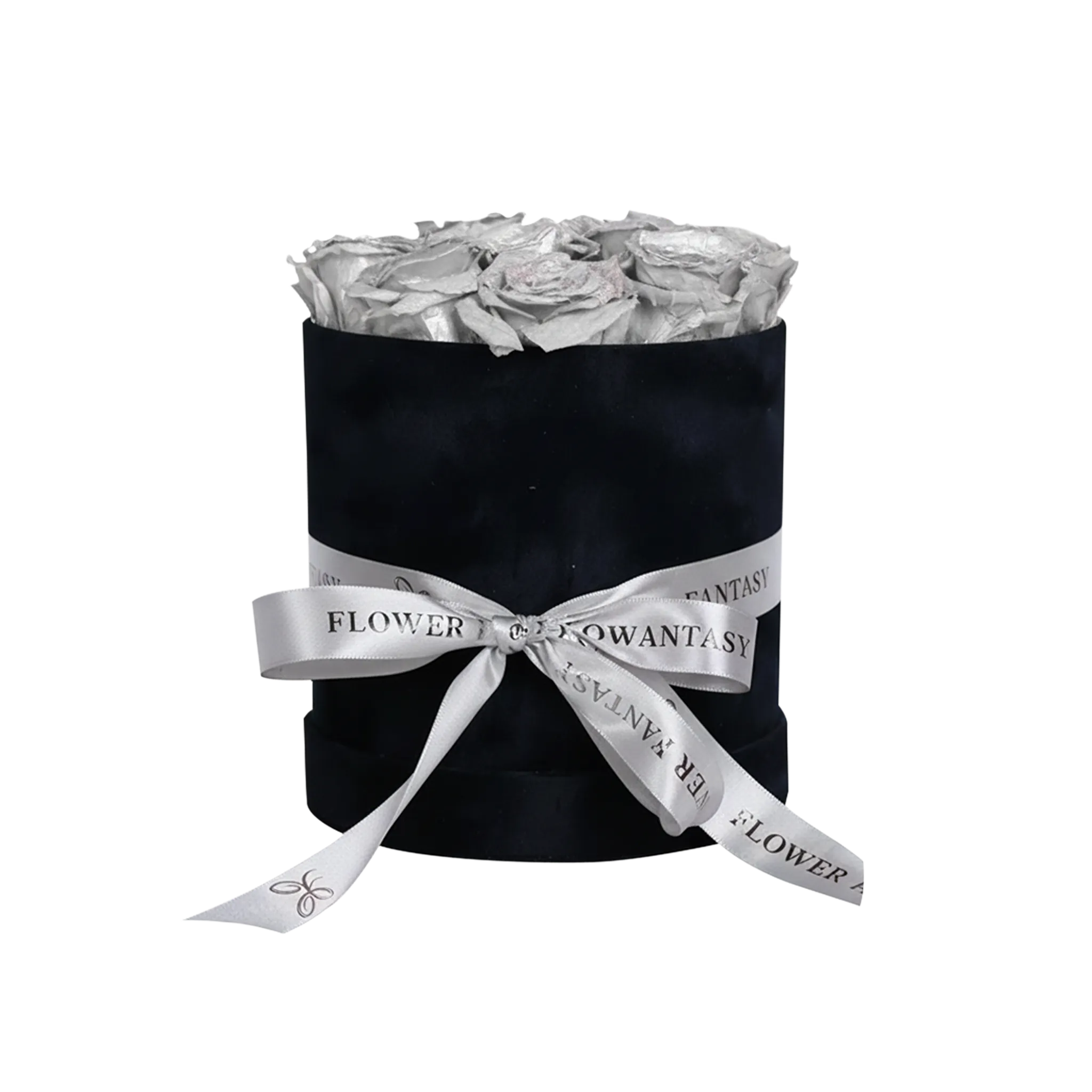 Long Lasting Rose Box | Silver