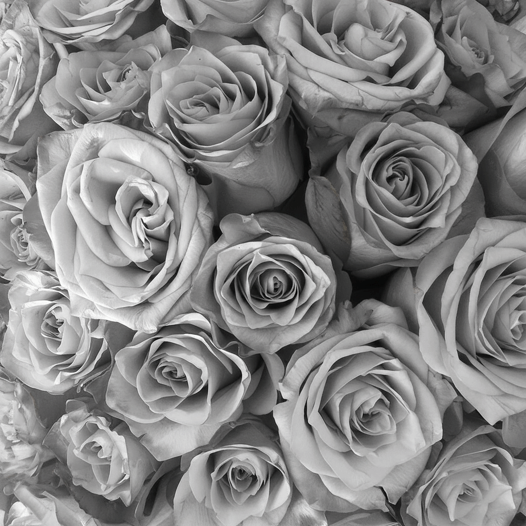 Heart Rose Box | Silver