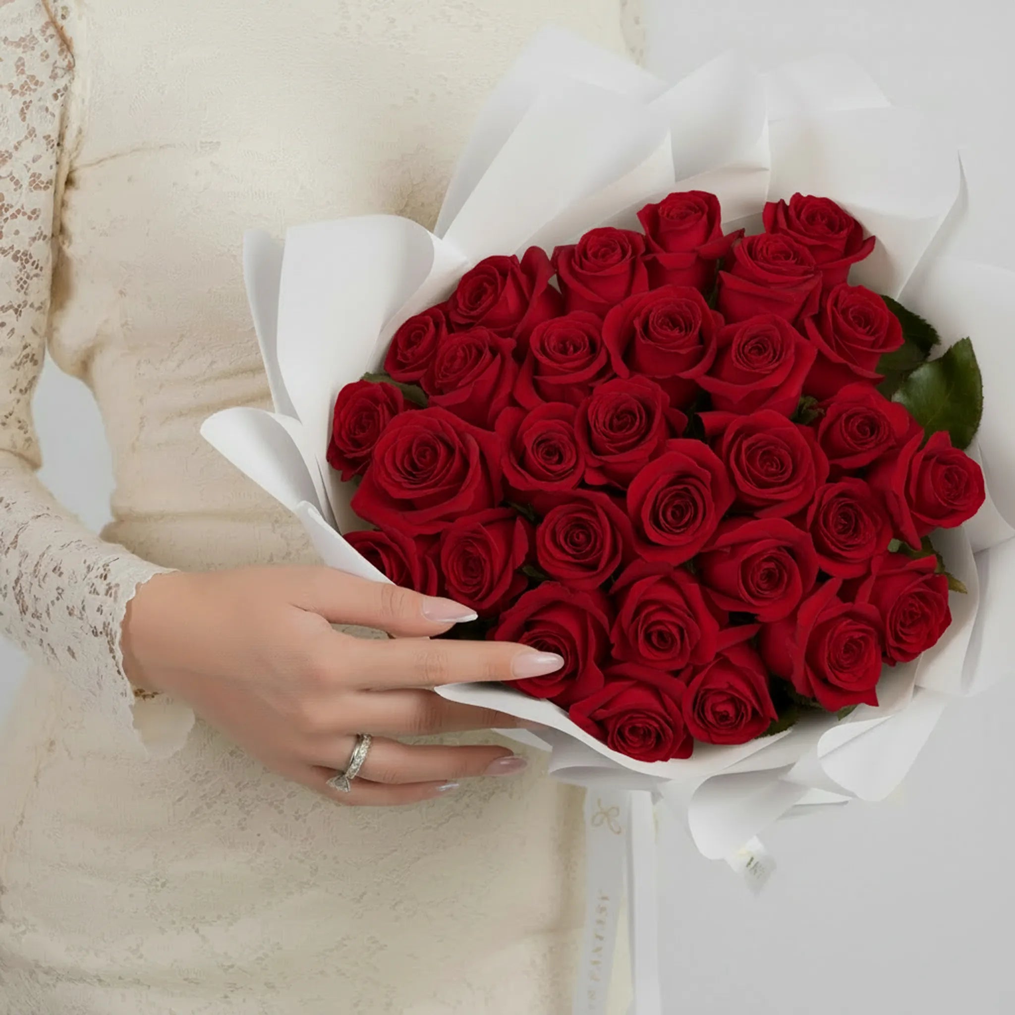 Fresh Rose Bouquet | Red