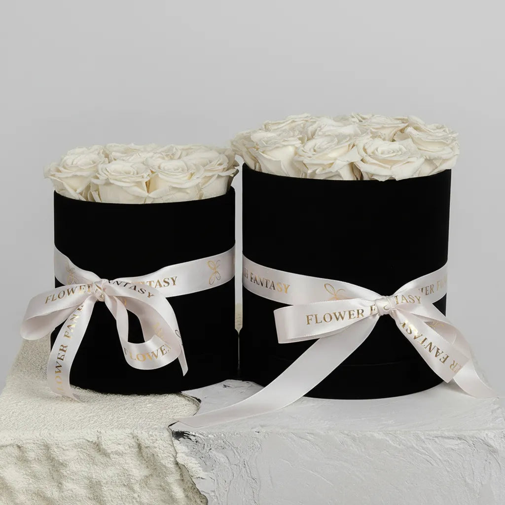 Fresh Rose Box | White