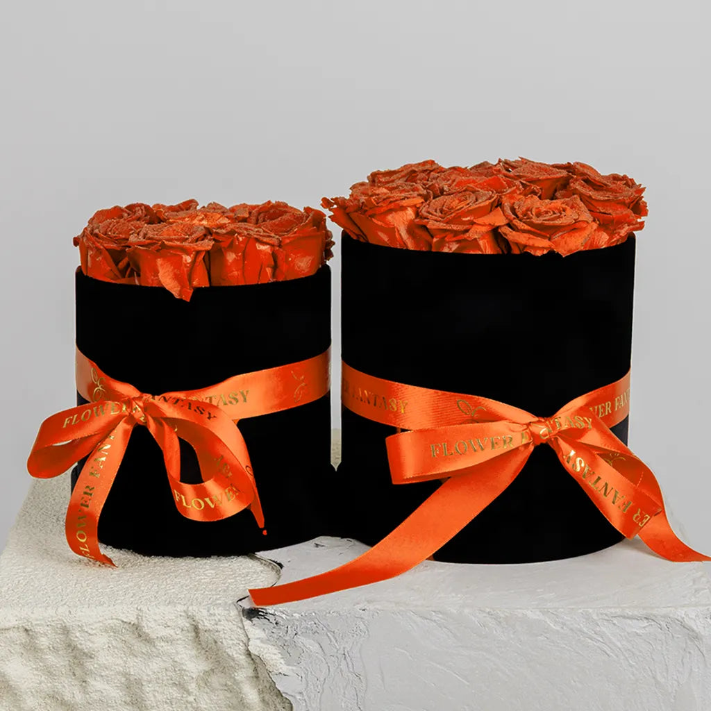 Fresh Rose Box | Orange