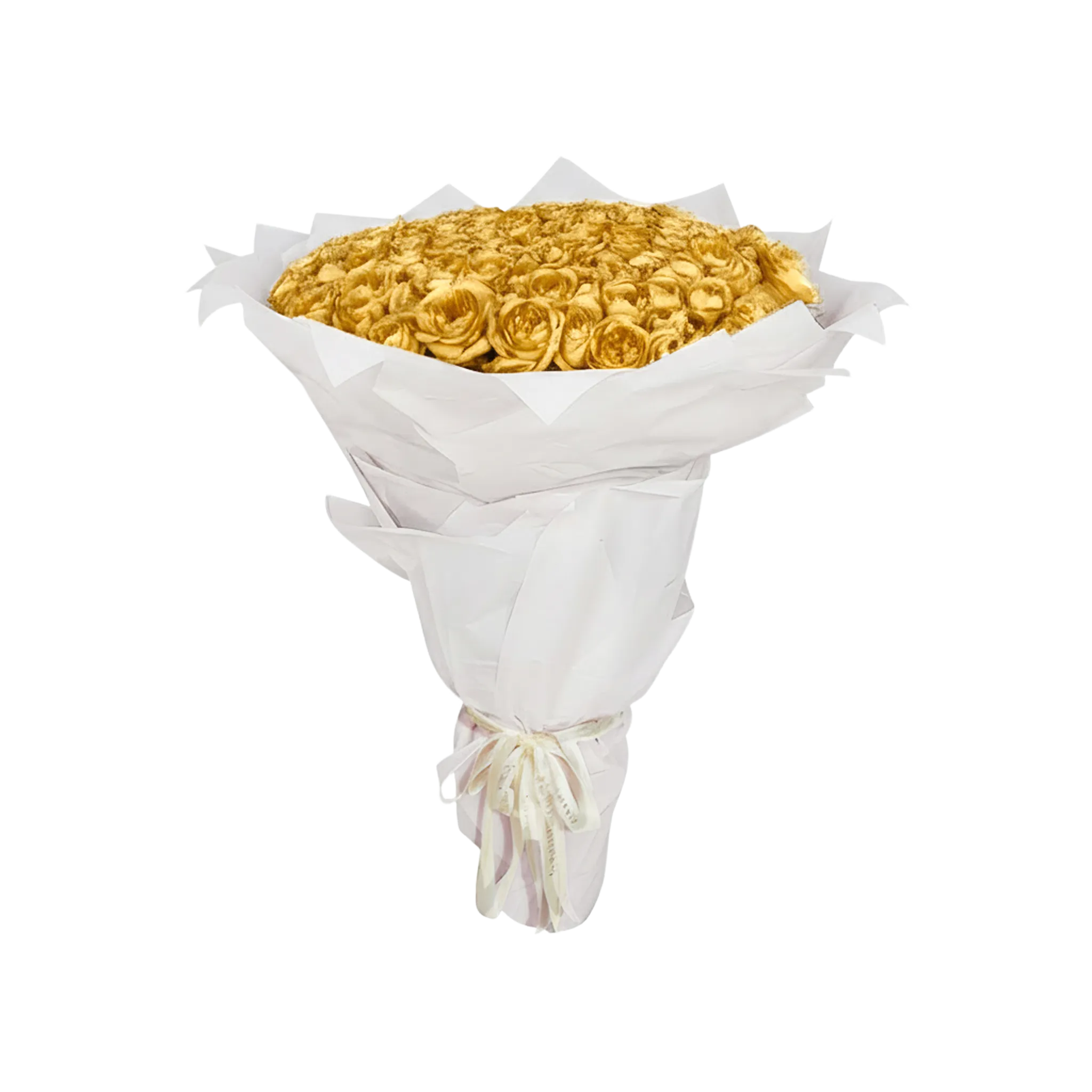 Fresh Rose Bouquet | Gold