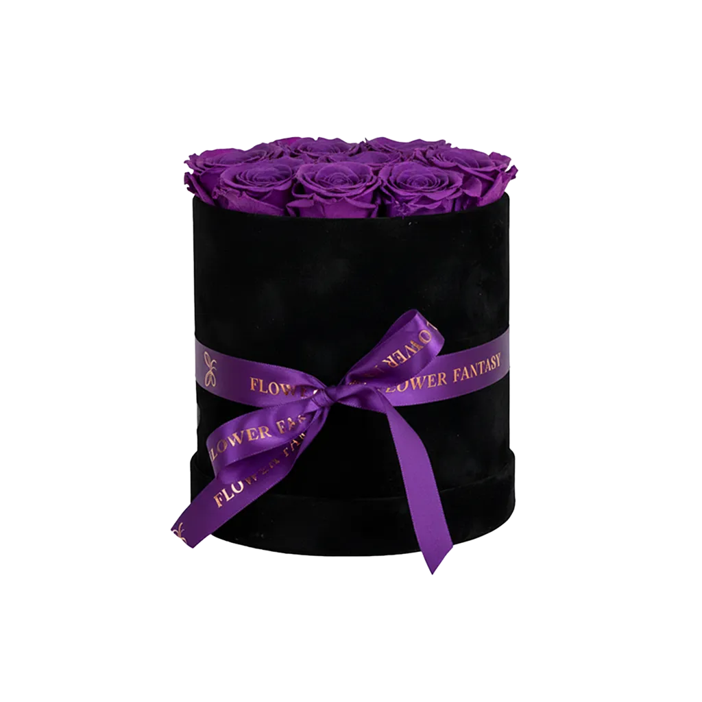 Fresh Rose Box | Purple