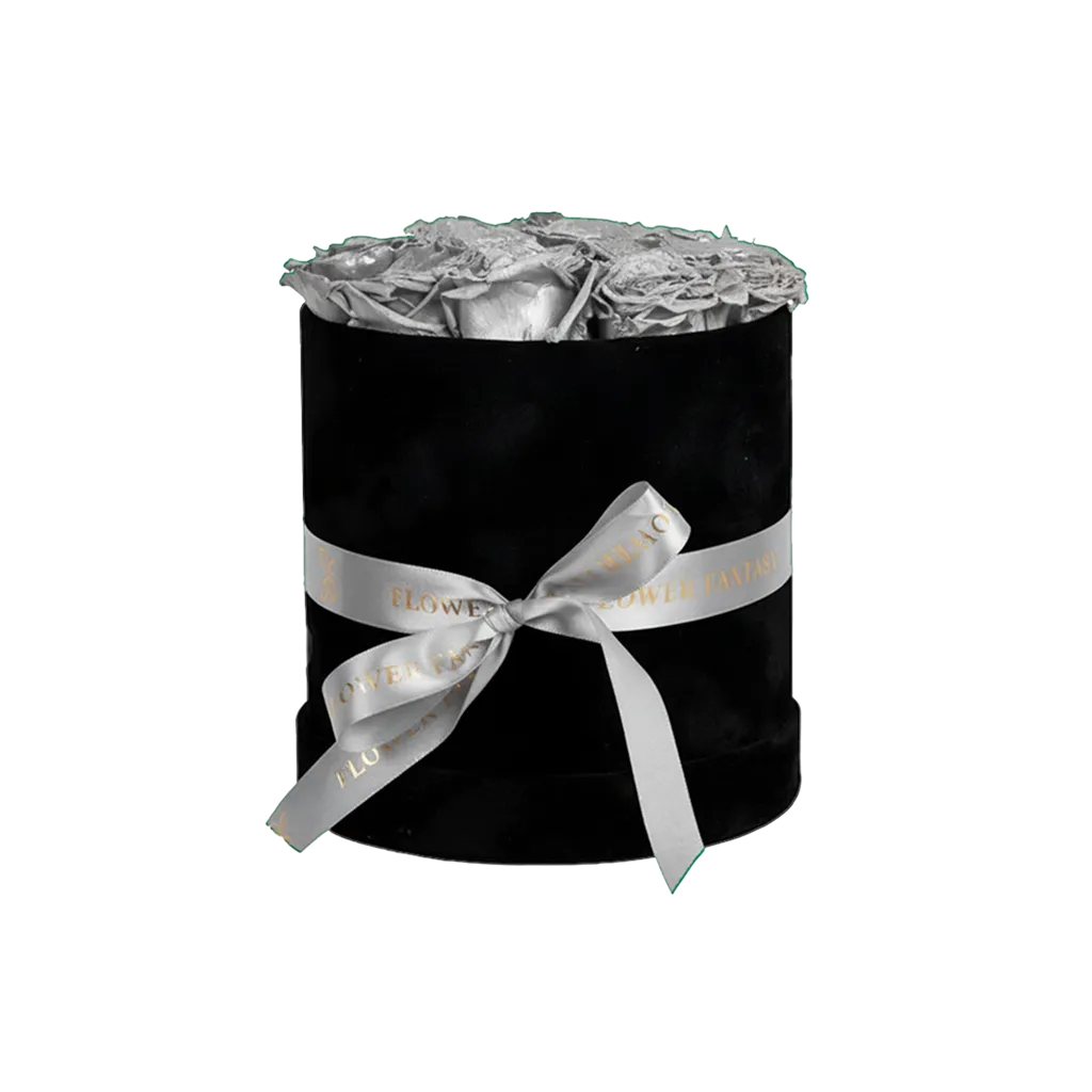 Fresh Rose Box | Silver