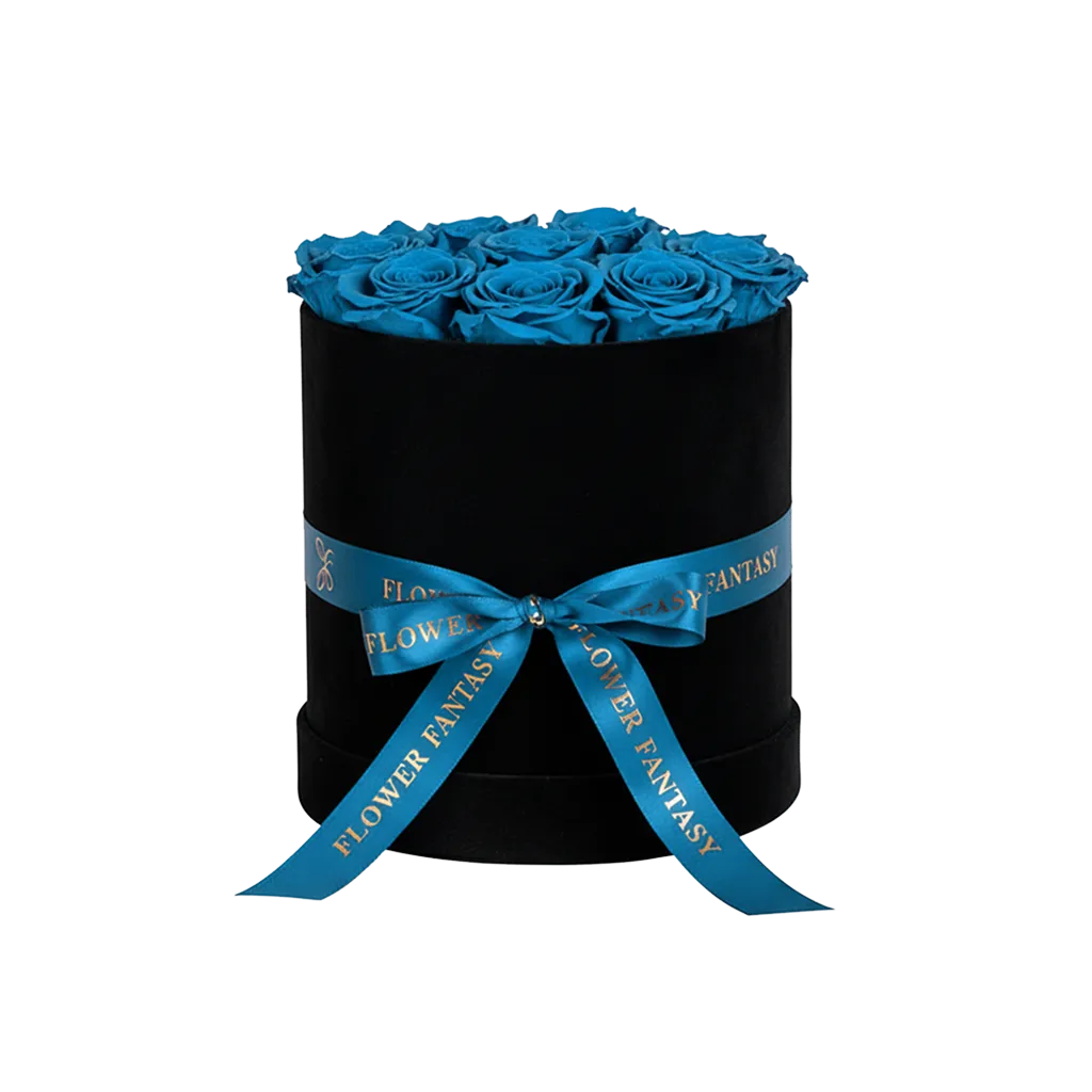 Fresh Rose Box | Sky Blue