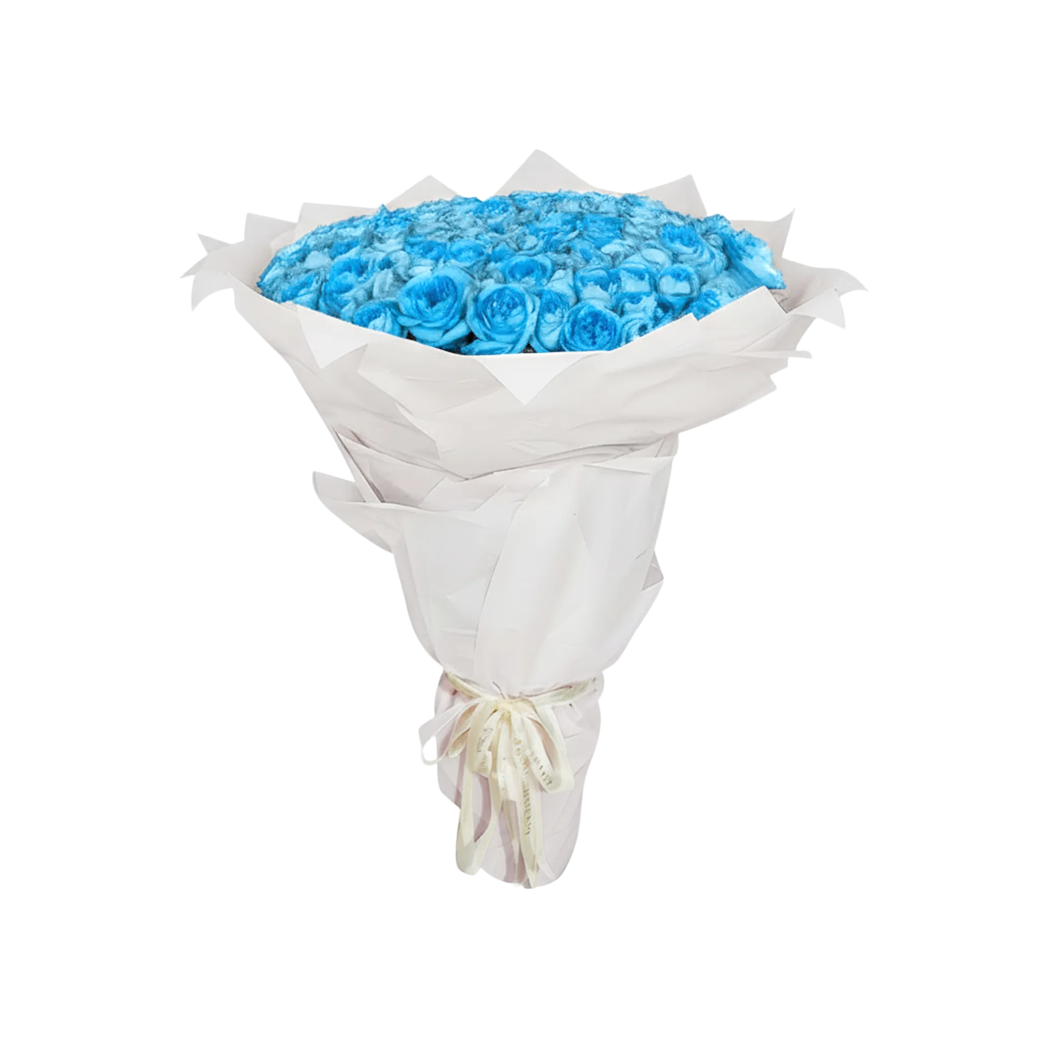Fresh Rose Bouquet | Sky Blue