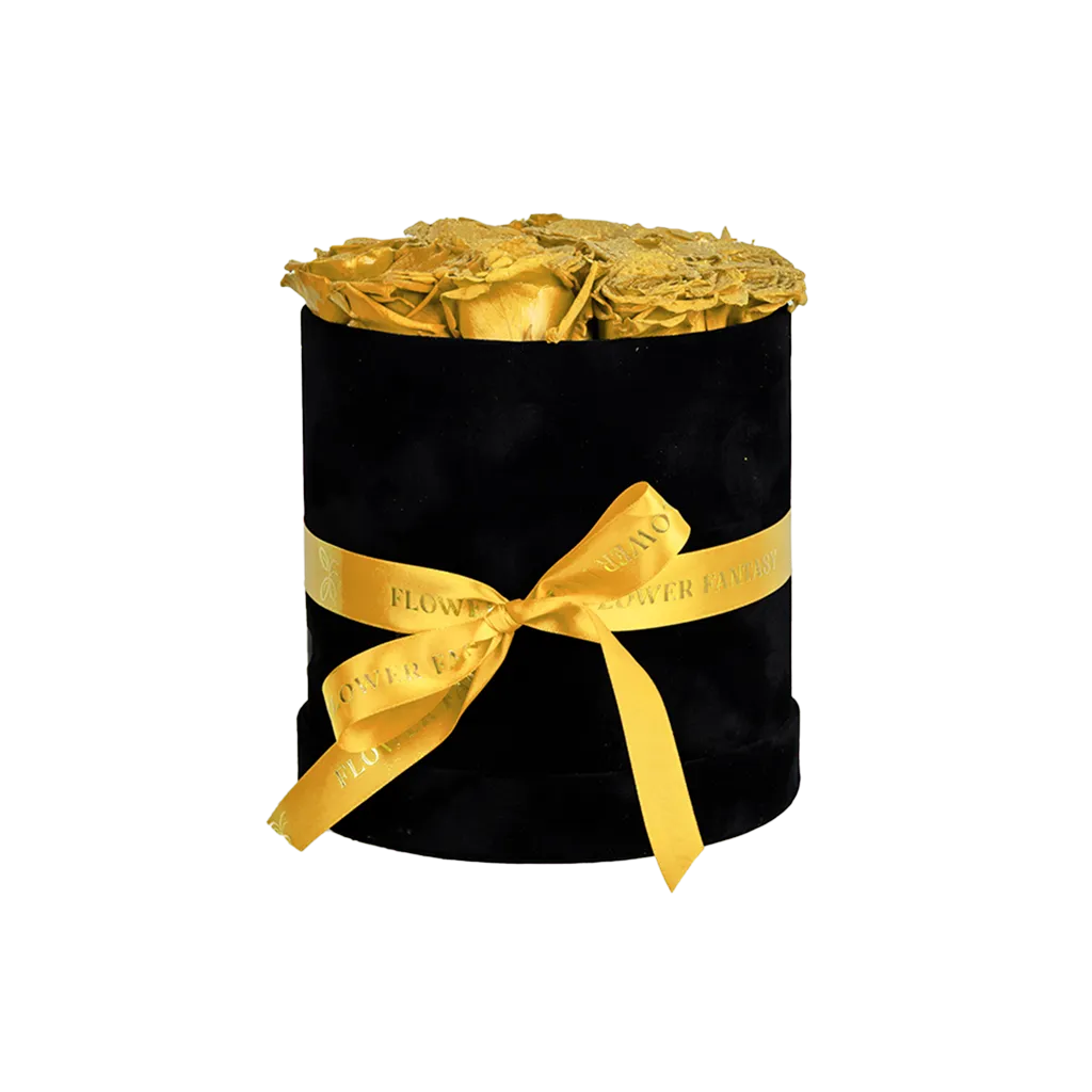Fresh Rose Box | Yellow