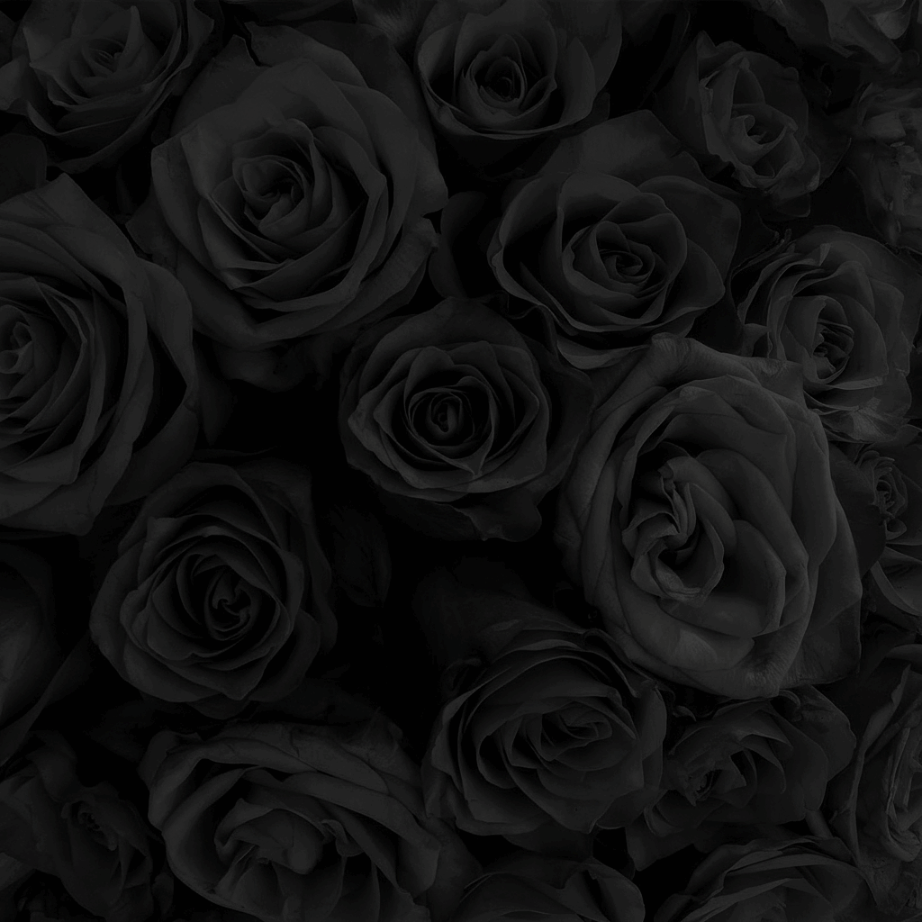 Fresh Rose Bouquet | Black