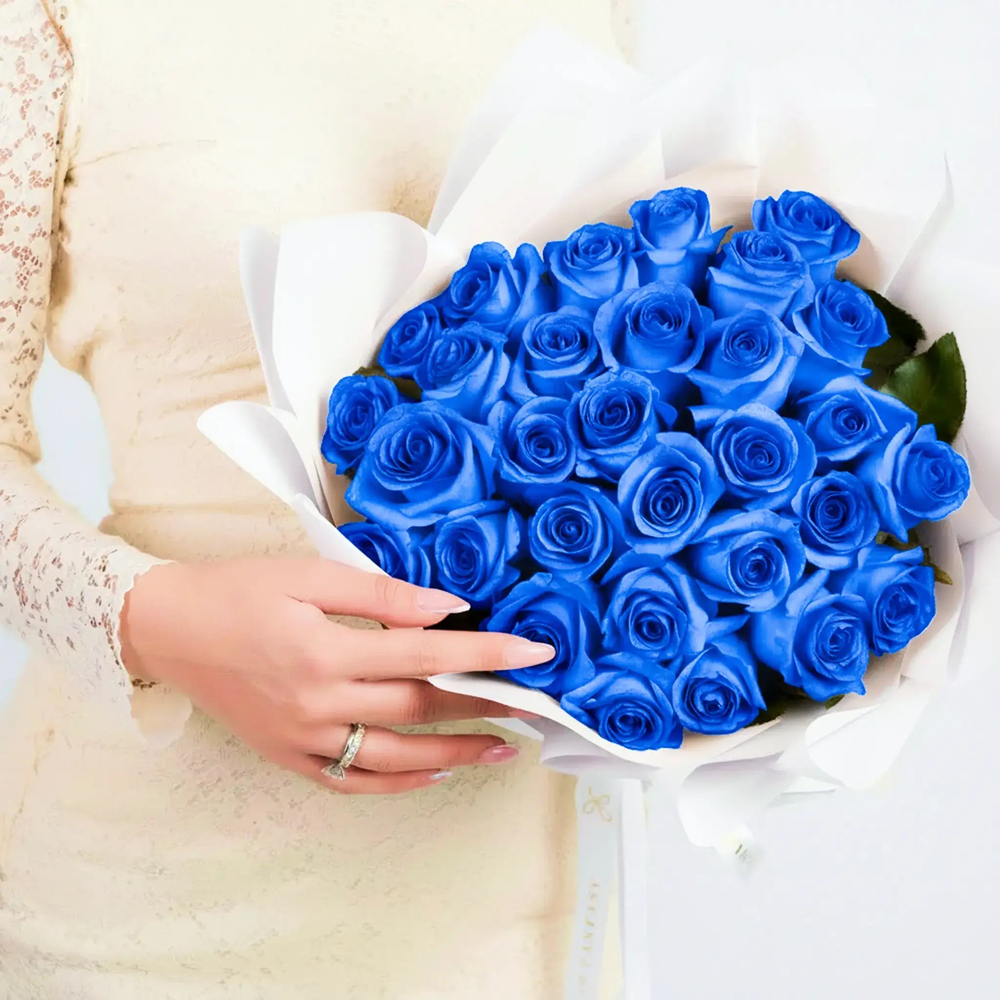 Fresh Rose Bouquet | Royal Blue