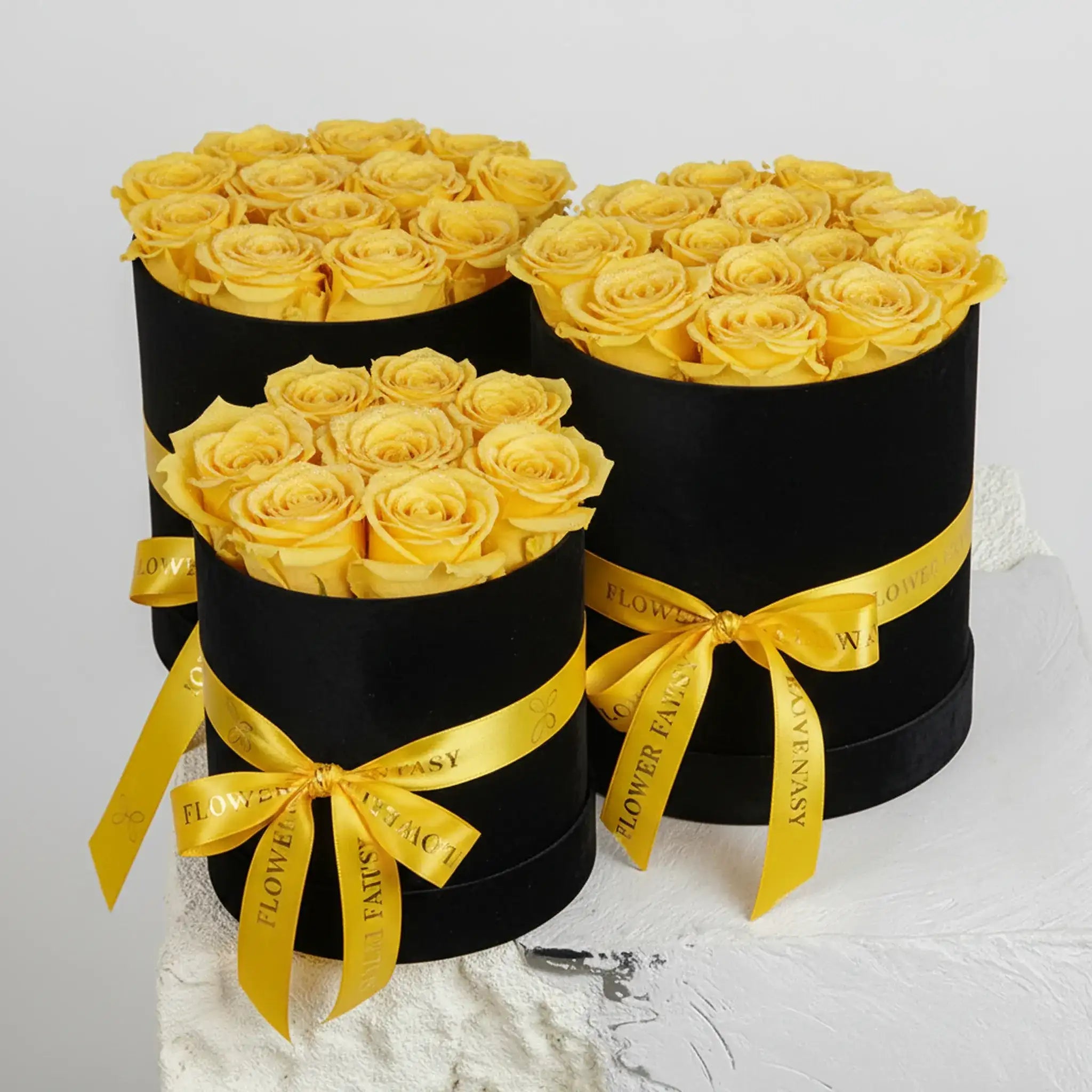 Long Lasting Rose Box | Yellow